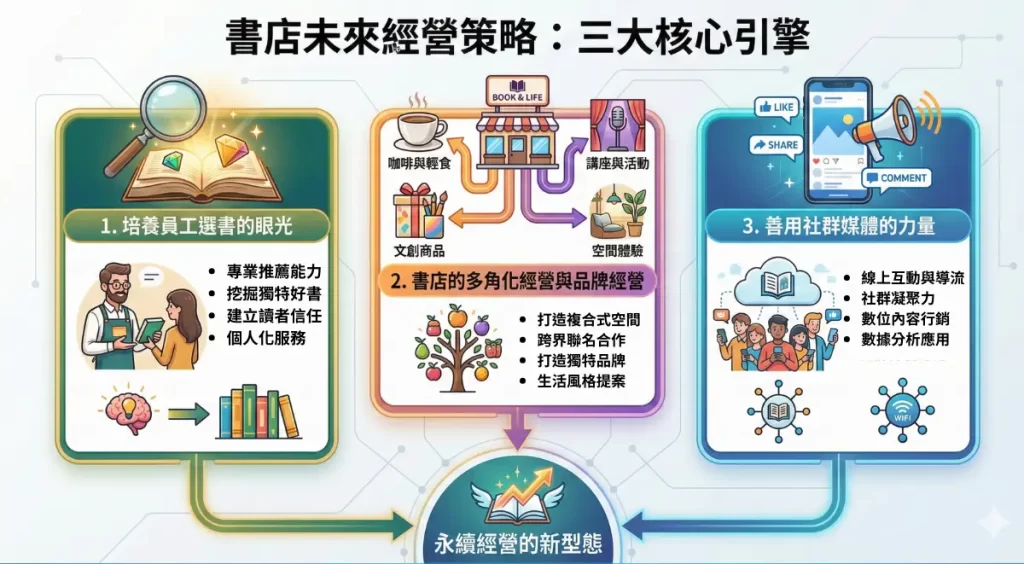 《2028 書店從街頭消失》心得:實體書店未來該如何生存下去? 3 2028書店從街頭消失_未來經營策略