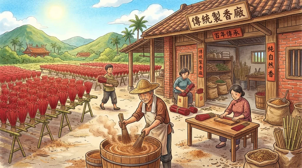 《眾神之島3》心得:台灣的信仰日常 4 眾神之島3_台灣製香廠